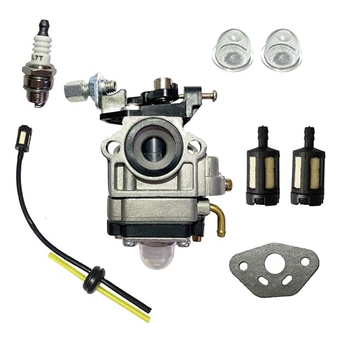 Carburateur 11mm pour 2 temps 22cc 26cc 33cc 34cc 36cc taille-haie débroussailleuse tronçonneuse Moteur de tondeuse à gazon 32F 34F 36F TU26