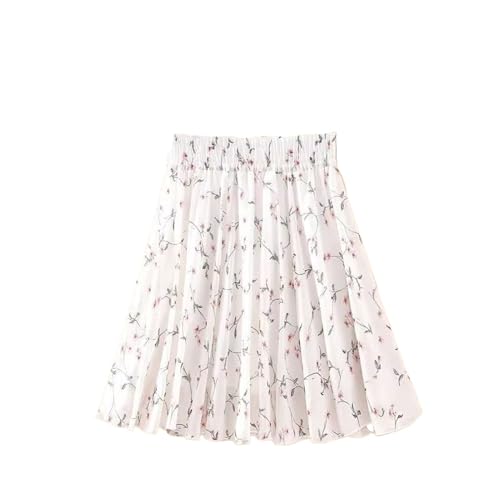 Jupes en mousseline de soie légères et fluides avec taille haute élastique confortable