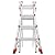Little Giant Ladders, Revolution, M17, 17 ft, Multi-Position Ladder, Aluminum, Type 1A, 300 lbs weight rating (12017)