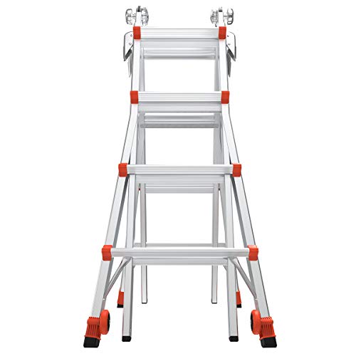 Little Giant Ladders, Revolution, M17, 17 ft, Multi-Position Ladder, Aluminum, Type 1A, 300 lbs weight rating (12017)