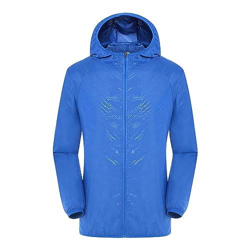 Generic Blue Women's Rain Jacket – Lightweight, Waterproof Windbreaker for All Seasons - Image 5