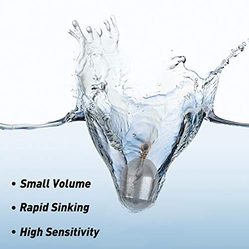 image for JSHANMEI Fishing Weights Kit Fishing Sinkers Set Eco-Friendly Iron Sin