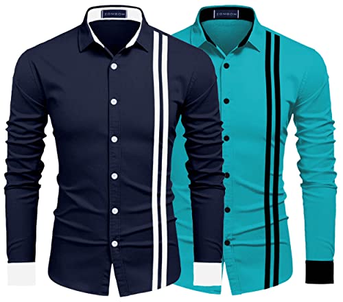 Image of Bellstone Men's Cotton Blend Solid Regular Fit Full Sleeve Short Kurta | Men's Trendy Short Kurta | Ethnic Stylish Casual Lightweight Summer Kurta for Daily and Occasion Use