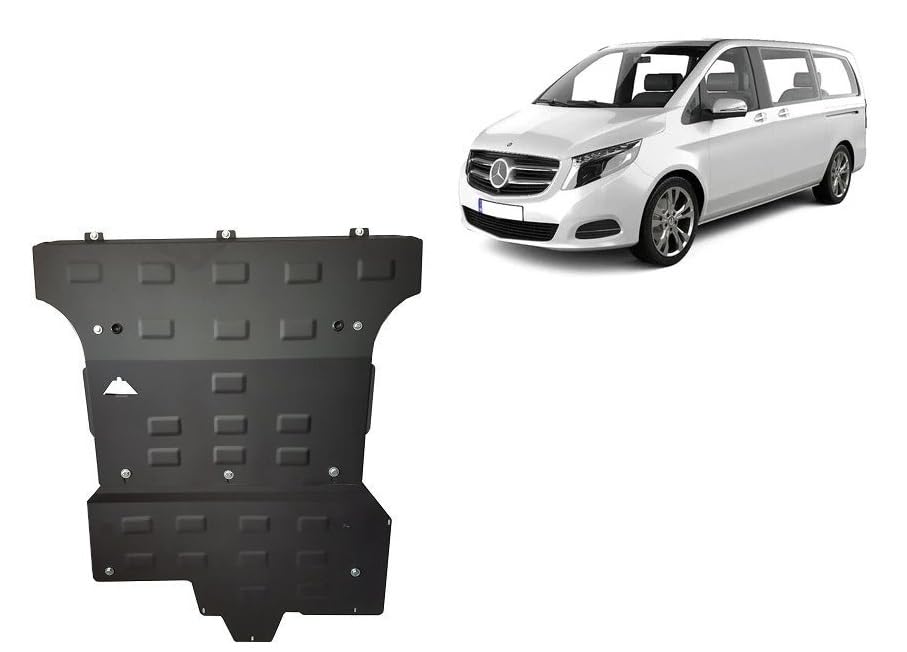 Protection sous moteur métallique Vito W447 contre les chocs Carter en acier blindé 4x4