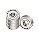 Kozelo 4 Stück 624ZZ Rillenkugellager - [4mm x 13mm x 5mm] Kugellager aus Kohlenstoffstahl für Motoren, Maschinenwerkzeuge, Getriebe, doppelt abgeschirmt