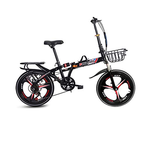 Best Bargain Kids' Tricycles Bicycle Variable Speed Dual Disc Brake Bicycle Folding Bicycle Ultra Li...