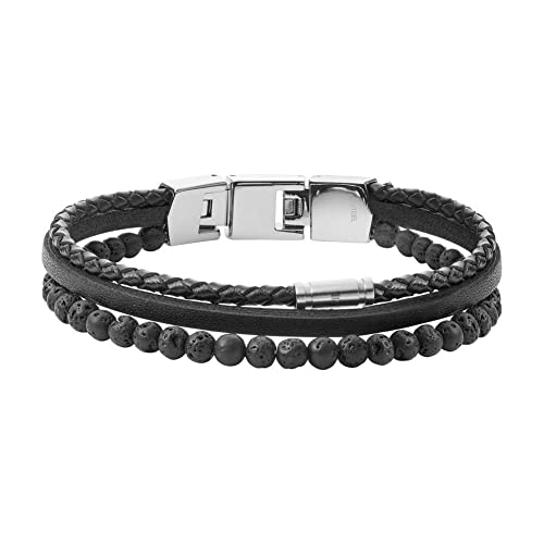 Fossil Armband Für Männer Vintage Casual, Länge: 180mm - 195mm Silber Edelstahlarmband, JF03620040