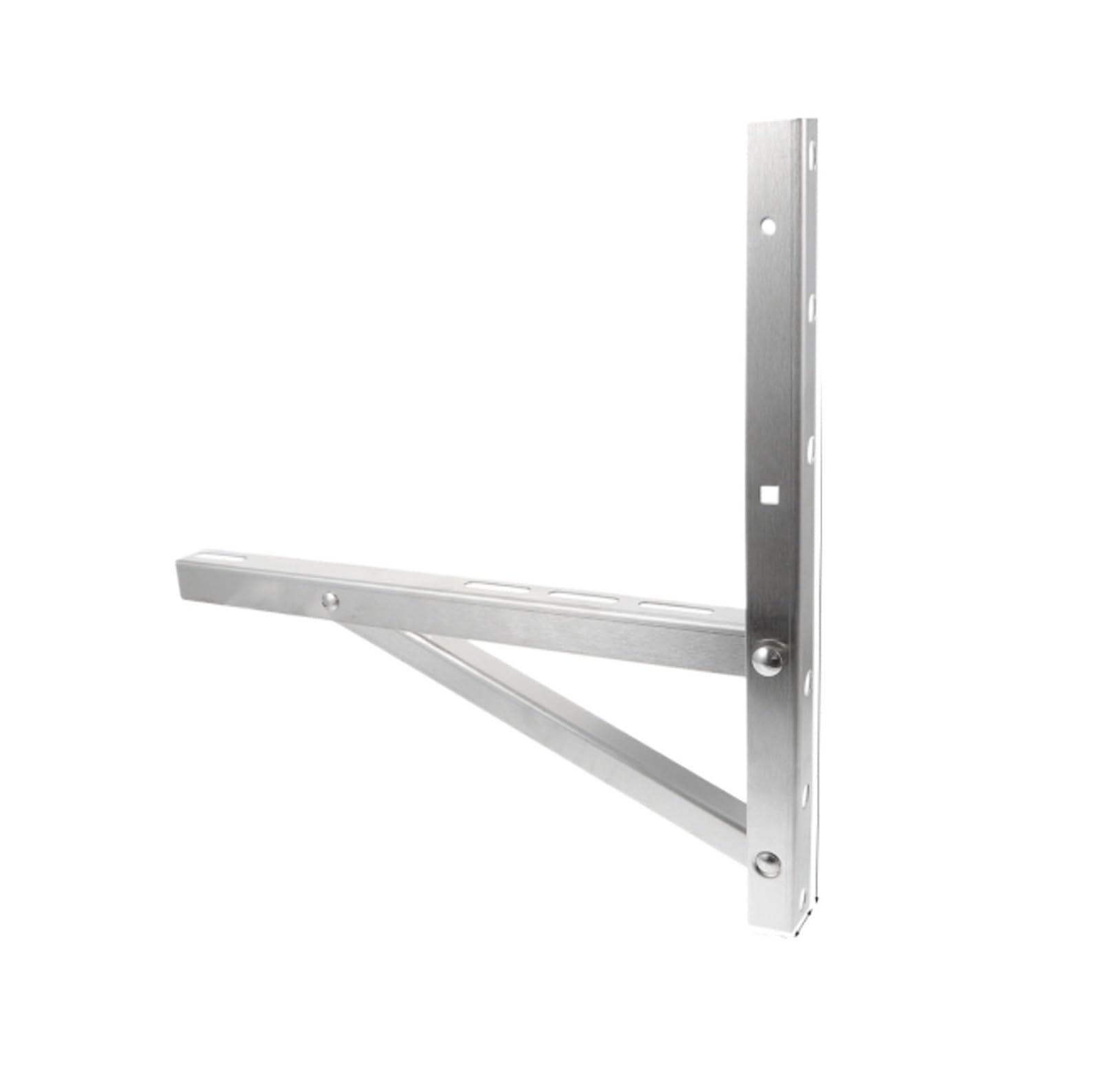 Zmtmyonpu One Color 2Pcs Folding Air Conditioner Support Bracket Stainless Steel Triangle Rack Window Air Conditioner Mounting Bracket Foldable Wall