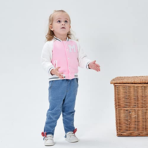 famuka Little Kid Baseball Jacket Warm Cotton Outerwear Toddler Boy Girl Coats4