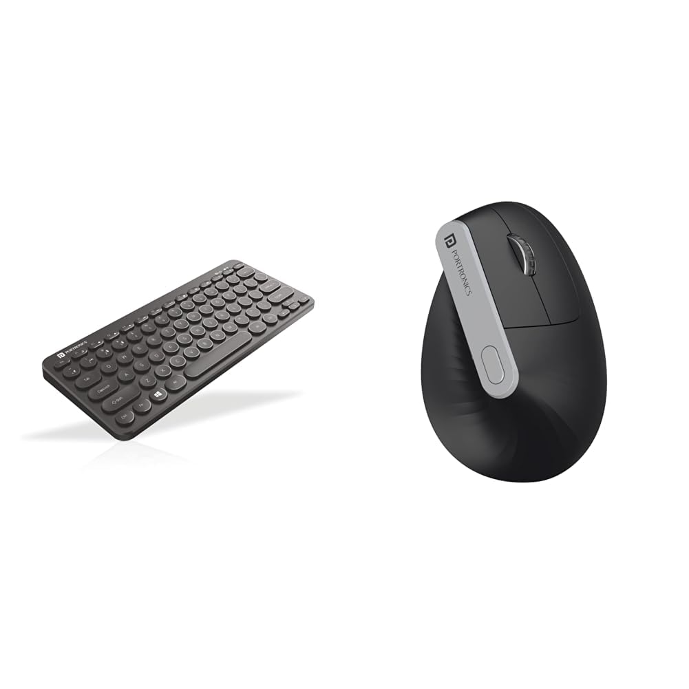 Portronics Bubble Multimedia Wireless Keyboard 2.4 GHz & Bluetooth 5.0 Connectivity, Noiseless Exper (B0C6LQV15K) Amazon Price History, Amazon Price Tracker