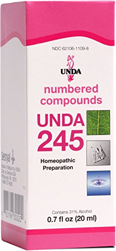 UNDA 245 Numbered Compounds | Homeopathic Preparation | 0.7 fl. oz.
