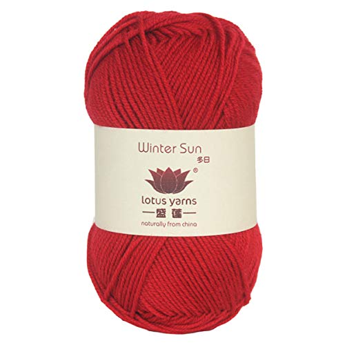 Lotus Yarns 100% Extrafine Merino Wool Sport Weight Yarn Handknitting Crocheting 5X50g Balls (11)