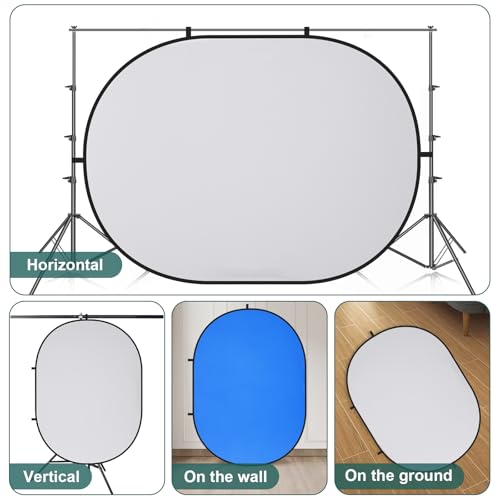 Fondo Plegable Kate 1.5x2 m Azul Gris miniatura 6