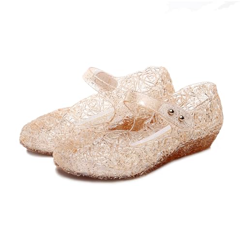 Image of Flats Mary Jane Dance Party Cosplay Shoes, Snow Queen Princess Sandals for Little GirlsToddler, Birthday, Christmas