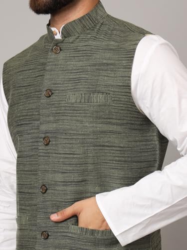 Image of LATEST CHIKAN Men's Nehru Jacket /Waistcoat Sophisticated Ethnic Wear