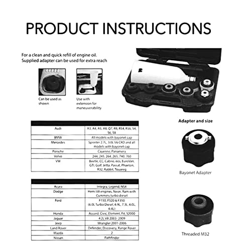 Kit testeur de pression radiateur 18 pcs pour circuit de refroidissement auto - 3