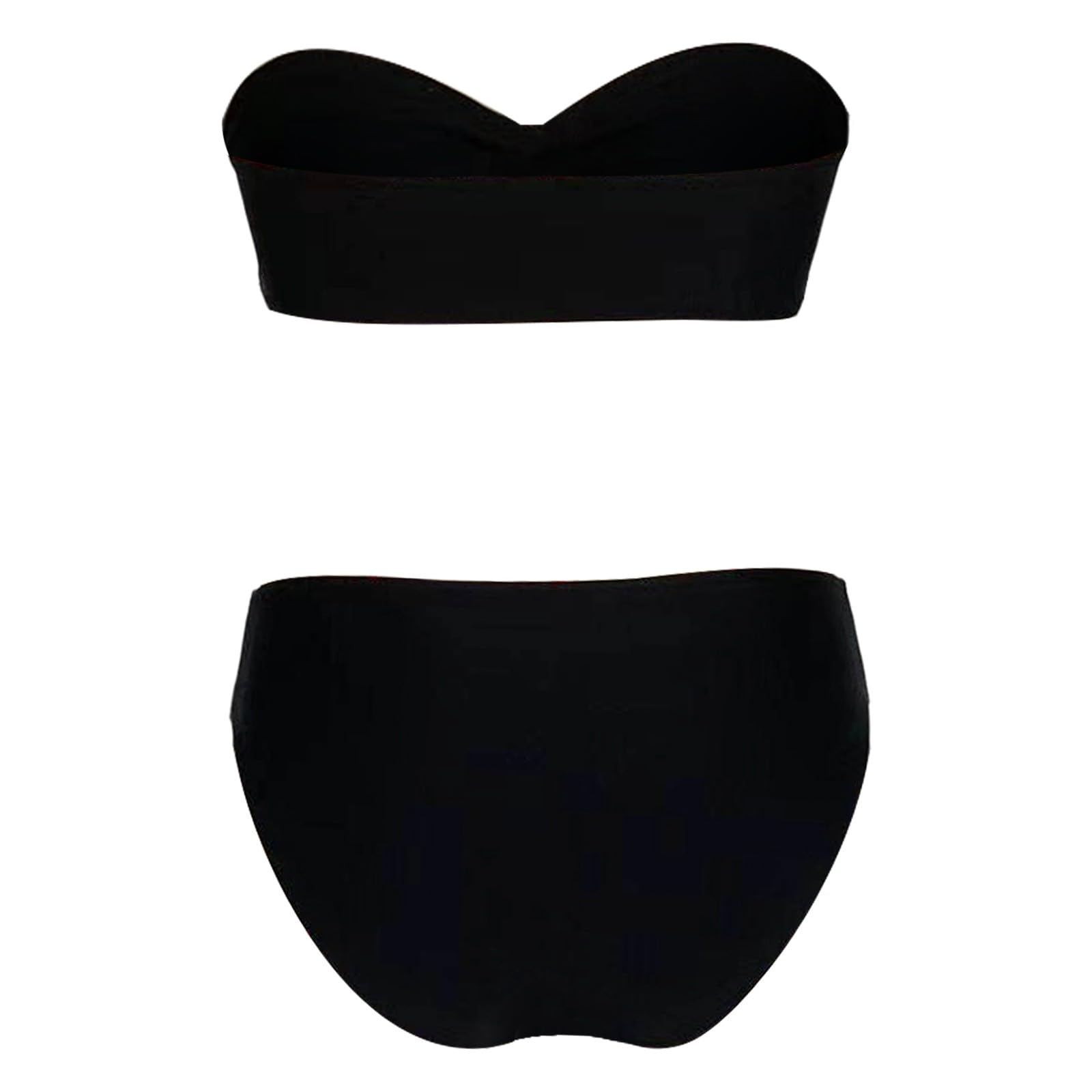 Generisch Costume da bagno premaman in due pezzi con design a fascia, a vita alta, comodo in piscina, in spiaggia, ideale per la gravidanza e il relax