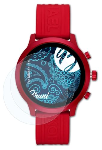 Bruni Screen Protector compatible with Michael Kors GO Protector Film, crystal clear Protective Film (2X)