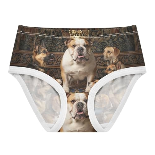 Cotton Toddler Girls Underwear King Dogs Girl Panties Cute Durable Kids Undies Briefs 2t