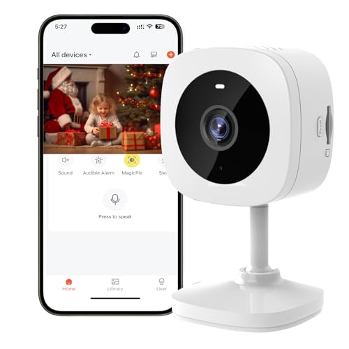 javiscam Indoor Camera 2K Security Camera,Cameras House Security for Elderly, Baby, Pet Camera,...