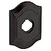 Baldwin R027.PS Pair of 3.25" Height Bethpage Passage Rosettes, Distressed Oil Rubbed Bronze