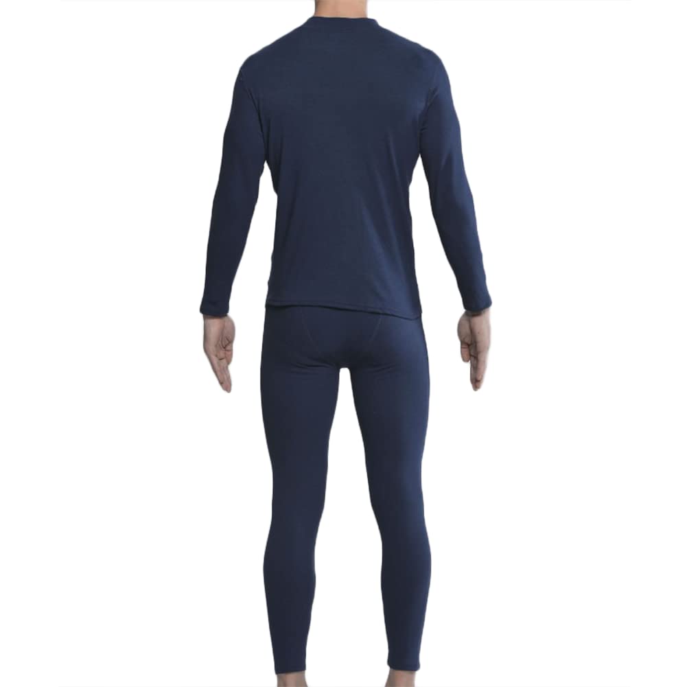 Ropa Interior Térmica para Hombre largos ultra suaves, capas base cálidas con forro polar para clima frío para Ski Montaña Esquí Running L-4XL