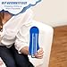 Weewooday 2 Pcs Foot Measurement Devices Shoes Size Measuring Devices with Tape and Ring Sizer, Us Size(Blue,Stylish)