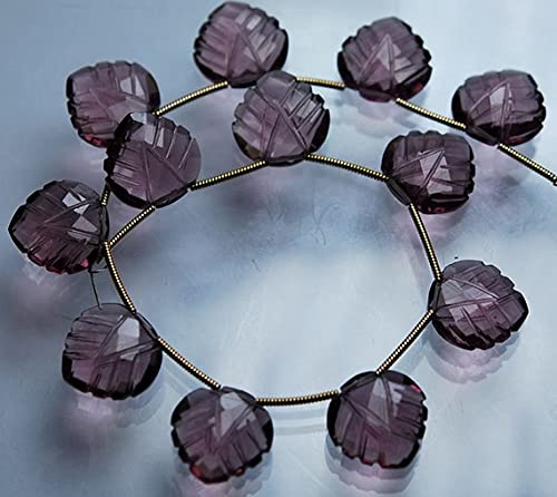 Quartz violet perles cœur 12mm pour remplacer vos composants ternes