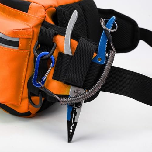 Riñonera de camping para hombre con correa ajustable para senderismo y pesca 5