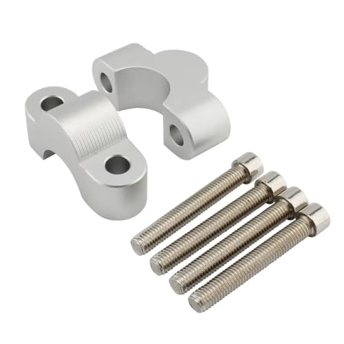Risers guidon S1000XR 2020-2024 colliers de serrage en aluminium noir 1 paire