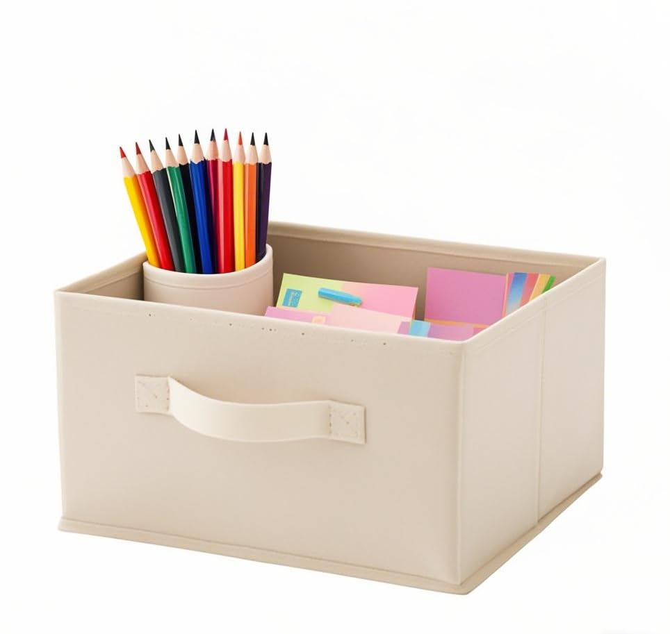 Image of Hanging Shelf Closet Storage Organizer Removable 2 Drawers, Beige | Hanging Storage Organizer Hanging Sweater 2 Sock Underwear Drawers for Closet, Bedroom