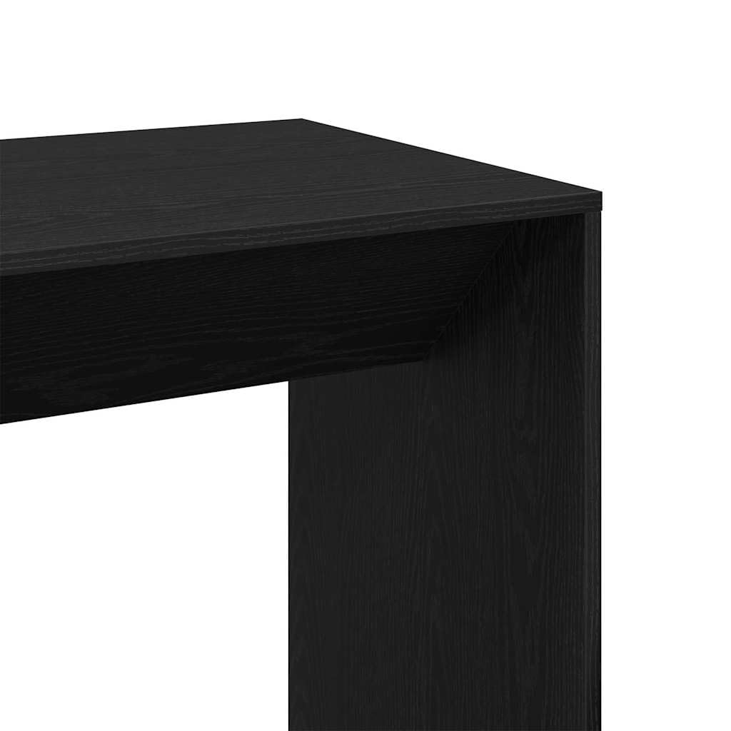 vidaXL Bartisch 51 x 50 x 103,5 cm Holzwerkstoff Schwarz Eichen-Optik