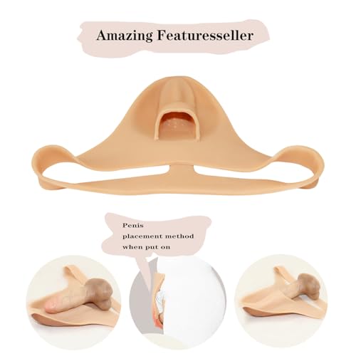 Men's Hiding Gaff Panty Crossdressing Panties Realistic Camel Toes for Crossdresser Transgender3