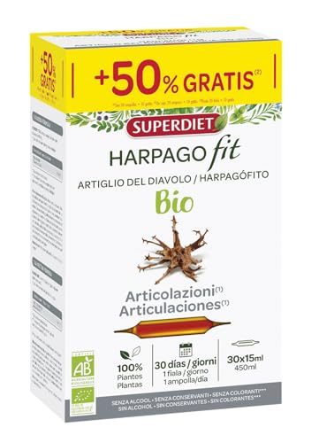 SUPERDIET HARPAGOFIT BIO (20+10) X15ML - Soporte articular - Fabricado en Francia