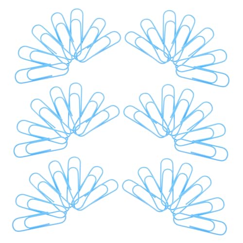 Petits Trombones Métalliques Résistants HOMSFOU Pinces à Papier Anti-Glisse 100 Pcs