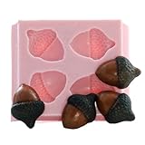Acorn Nut Flexible Silicone Mold, Fondant, Candy, Chocolate, Food Safe, Polymer Clay, Resin Mold, Epoxy and so much more