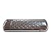 Produktbild HQWLCIYD Federmäppchen brillenetui 1 Stück Hartmetall Aluminium Gitter Brillenetui Kapsel Flip Top Brillenetui Protector Für Gläser Aufbewahrungstools, Silber