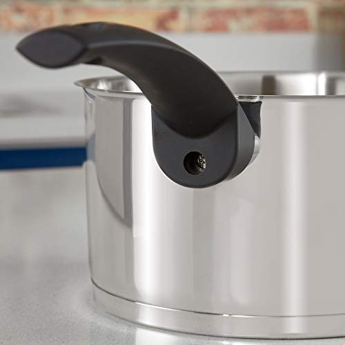 Tower Level Induction Frying Pan and Saucepan Set With Lids, Stay Cool Bakelite Handles, Stainless Steel Pan Set, Satin Finish, 8 Piece 5 Gallery Image