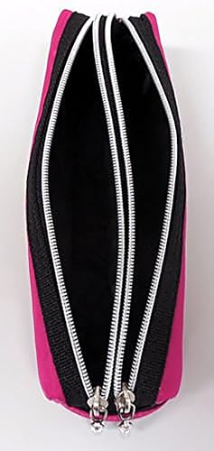 Image of レイメイ藤井 Raymay Fujii FY276P Pen Case, Pencil Case, Double Zipper, Pink