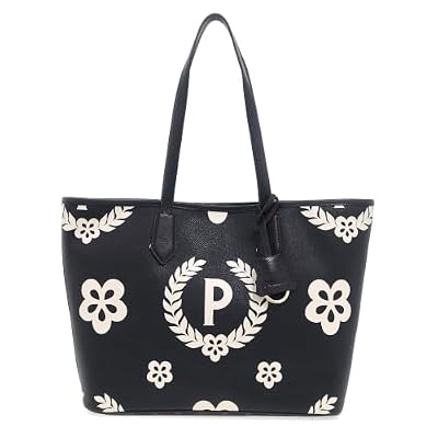 Pollini TOTE BAG HERITAGE CON MAXI LOGO CENTRALE