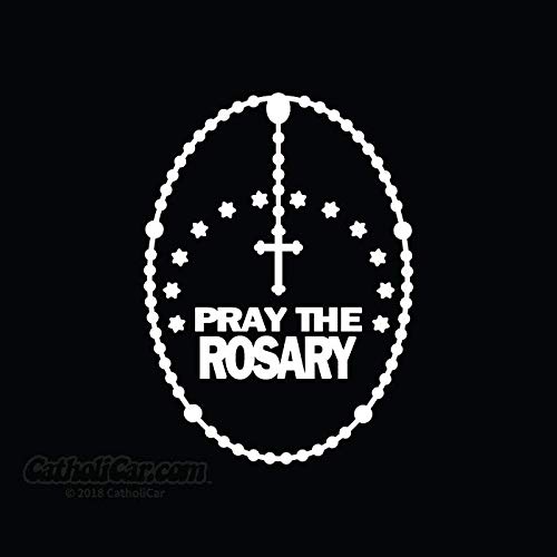 Pray The Rosary Decal