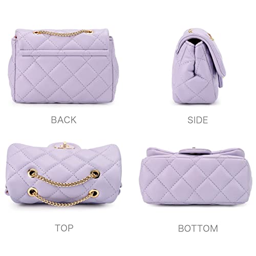Image of mibasies Kids Purse Toddler Gifts for Little Girls Crossbody Purses Presents, A2 Purple, Medium, Medium