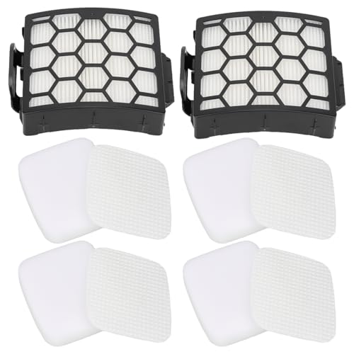Image of Vacuum Filters Replacement for Shark LA300 LA301 LA322 LA351 LA500 LA502 LA555 LA360 LA362 LA401 LA455 LA702 Rotator Lift-Away ADV DuoClean PowerFins Upright Vacuum 2 HEPA 4 Foam 4 Faux Felt Filters
