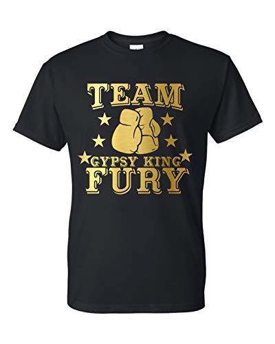 Team Fury Gypsy King Box Unisex T-Shirt (XL) Black