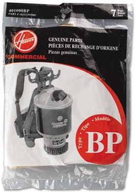 Hoover Commercial Disposable Paper Liner For Commercial Backpack Vacuum Cleaner, 7/pack HVR401000BP
