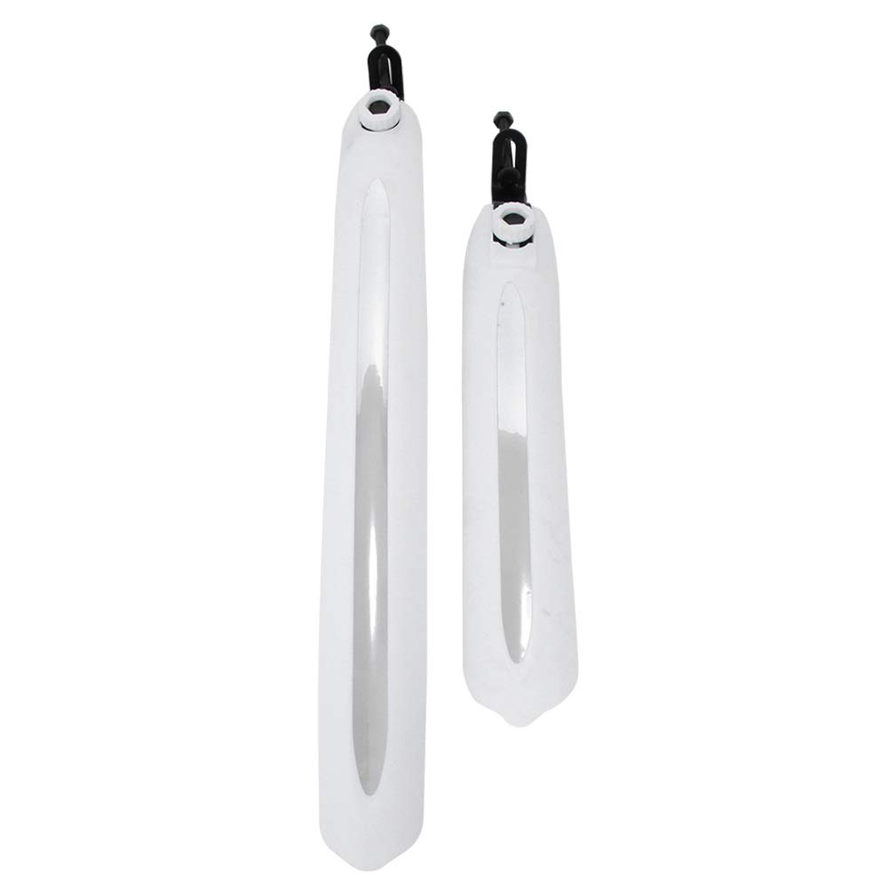 DYTWXG Fahrradschutzblech Quick Release Mud Fahrradteile Zubehör Fahrrad vorne hinten Kotflügel Mountain Road Bike Mud (Color :White)