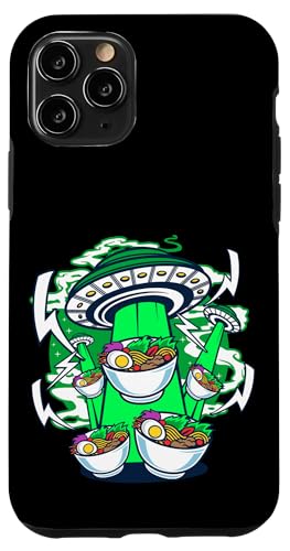 Cool Manga Graphic Art, Funny Space Ships Fight Kawaii Ramen �X�}�z�P�[�X iPhone 11 Pro �p