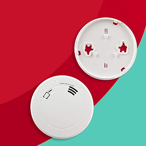 First Alert Smoke Detector and Carbon Monoxide Detector Alarm with Built-In 10-Year Battery, BRK PRC710