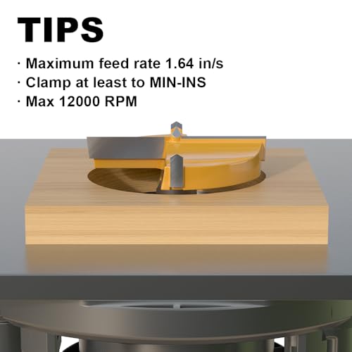 Image of Forstner Bit 1 /2 inch Shank, 2-1 /2 inch Cutting Diameter, Forstner Drill Bit for Woodworking, Drilling Hole Saw Set, Auger Opener, Hinge Hole Cutter for Plastic, Plywood Products