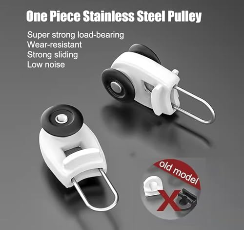 White Hidden Recessed Ceiling Track Mount, Heavy Duty Room Divider System, Adjustable Curtain Rods 10-30 Ft, Ideal for Living Room & Bedroom Décor